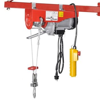 Cabrestante vidaXL 1000W 600 Kg